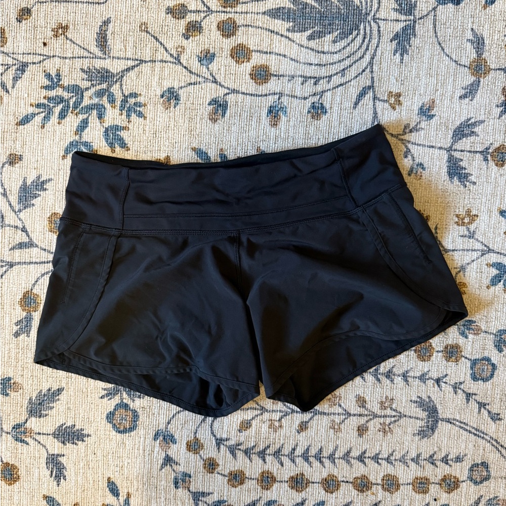 Lululemon Athletica Black Athletic Shorts